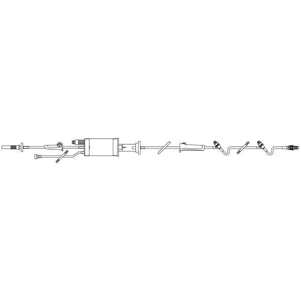 BURETROL Solution Set, 150 mL Burette Drip Chamber Filter Valve