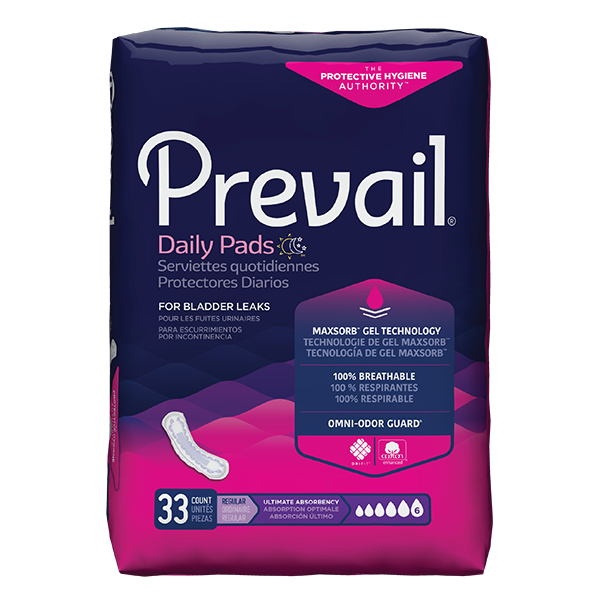 Prevail® Bladder Control Pads Ultimate Absorbency for Women