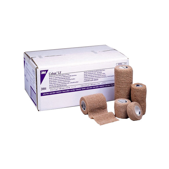 Coban Self-Adherent Wrap with Hand Tear, Non Sterile, Latex Free