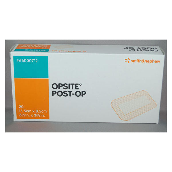 Pansement transparent imperméable post-opératoire OPSITE™, avec compresse absorbante
