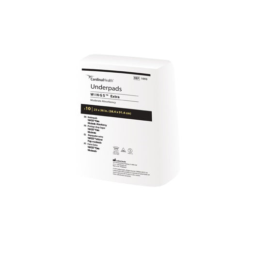 Alèses respirantes Cardinal Health™ Wings™ Plus, 23 x 36 po.