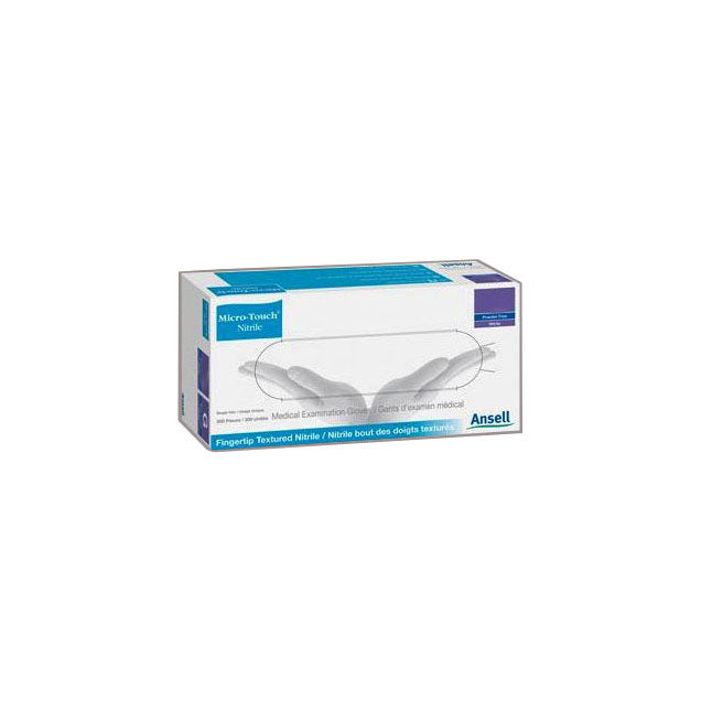 Gant d'examen Micro-Touch®, nitrile texturé, bleu