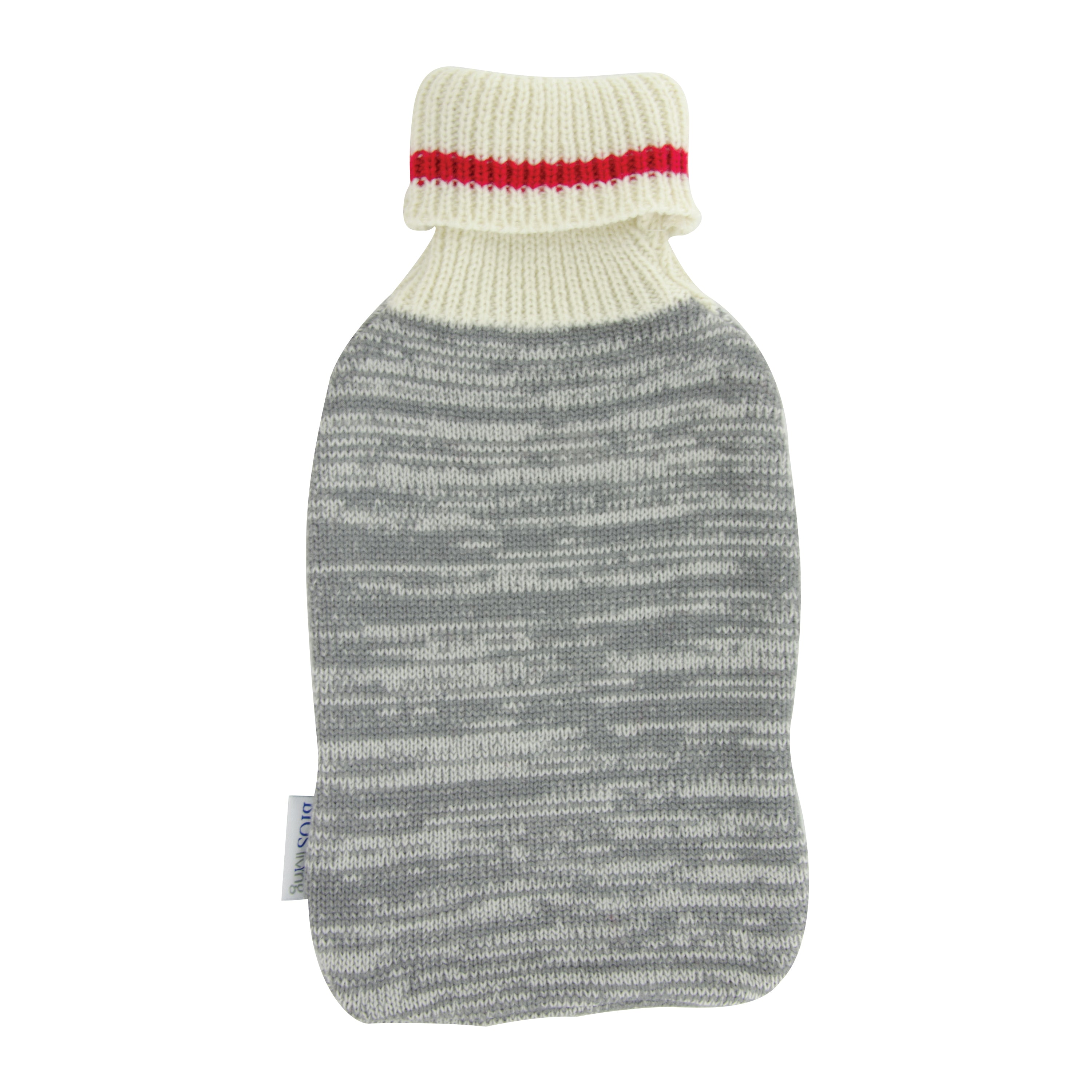 Bios Living - Hot Water Bottle Cozy (Grey/White/Red) (57035)