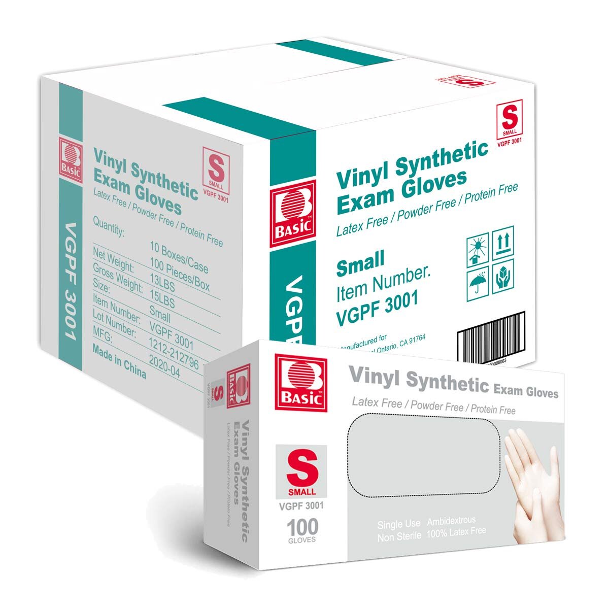 Gants d'examen en vinyle Intco Basic