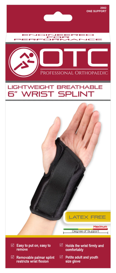 Attelle de poignet OTC 6" noire