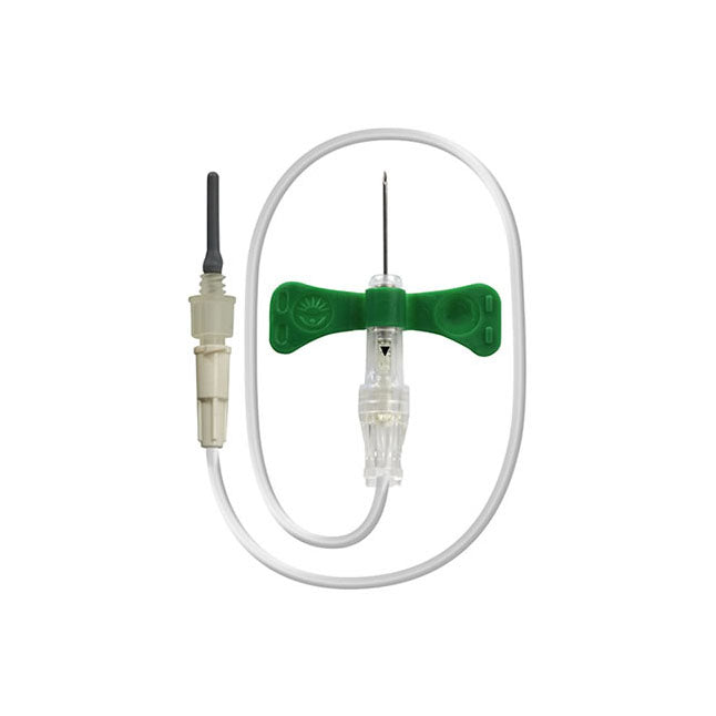 Vacutainer Blood Collection Set, Push Button, L0.75"