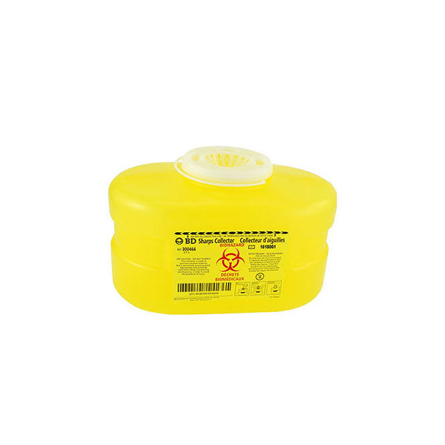 Collectionneur d'aiguilles Sharps, monobloc, jaune