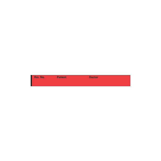 Patient ID Tape, Imprinted, W1/2" x L4-1/2"