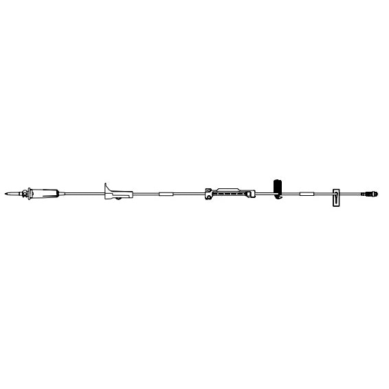 Infusomat® Space IV Pump Set, With Anti-Siphon Valve