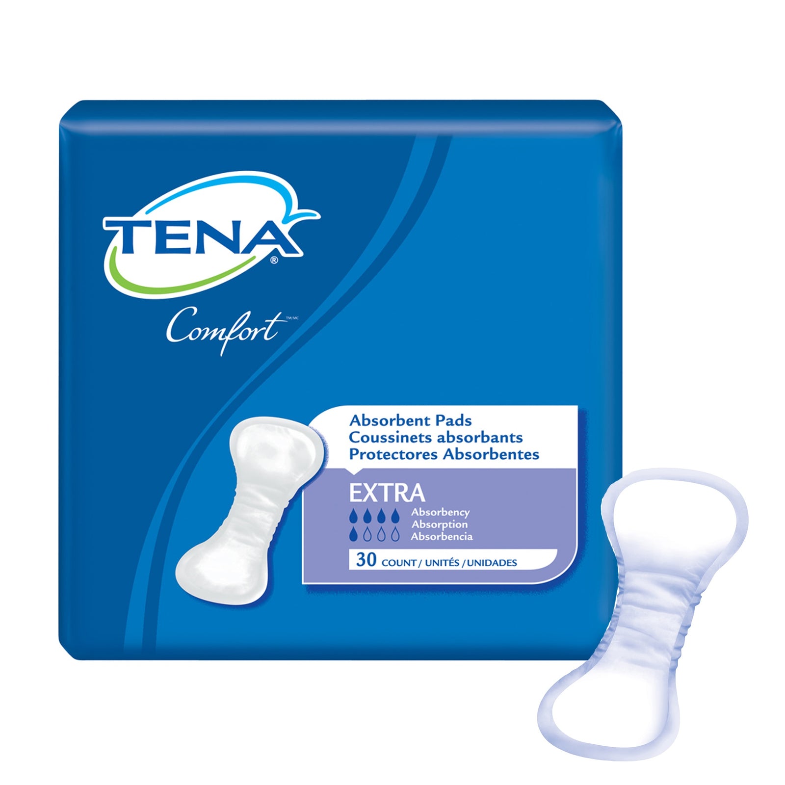 Coussinet TENA® Comfort™, protection supplémentaire