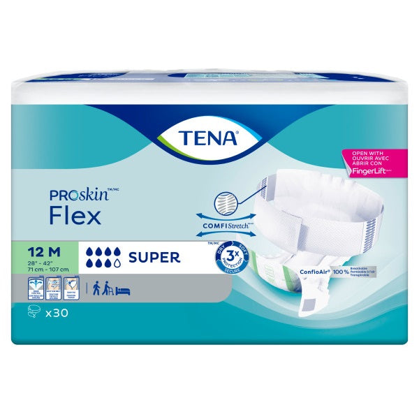 TENA Flex Incontinence Brief, Super Absorbency