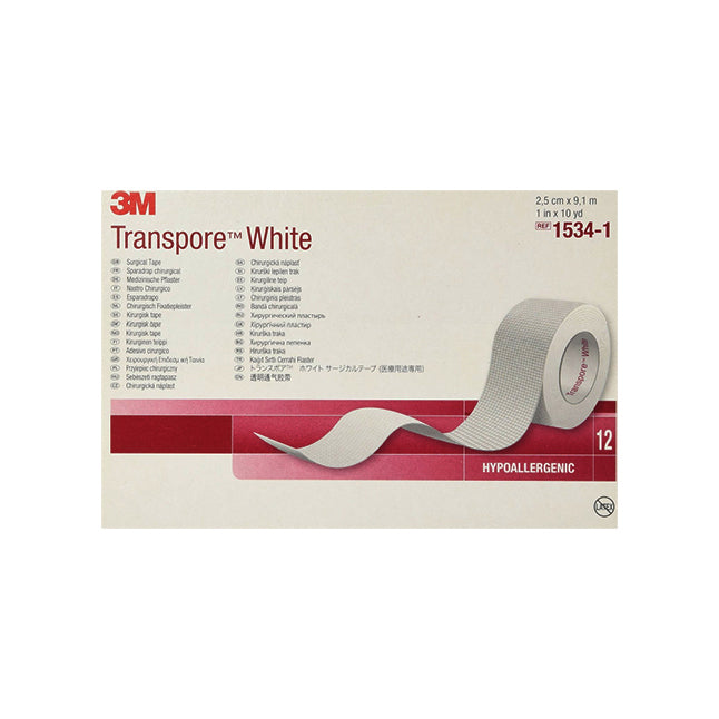 Transpore Tape, White