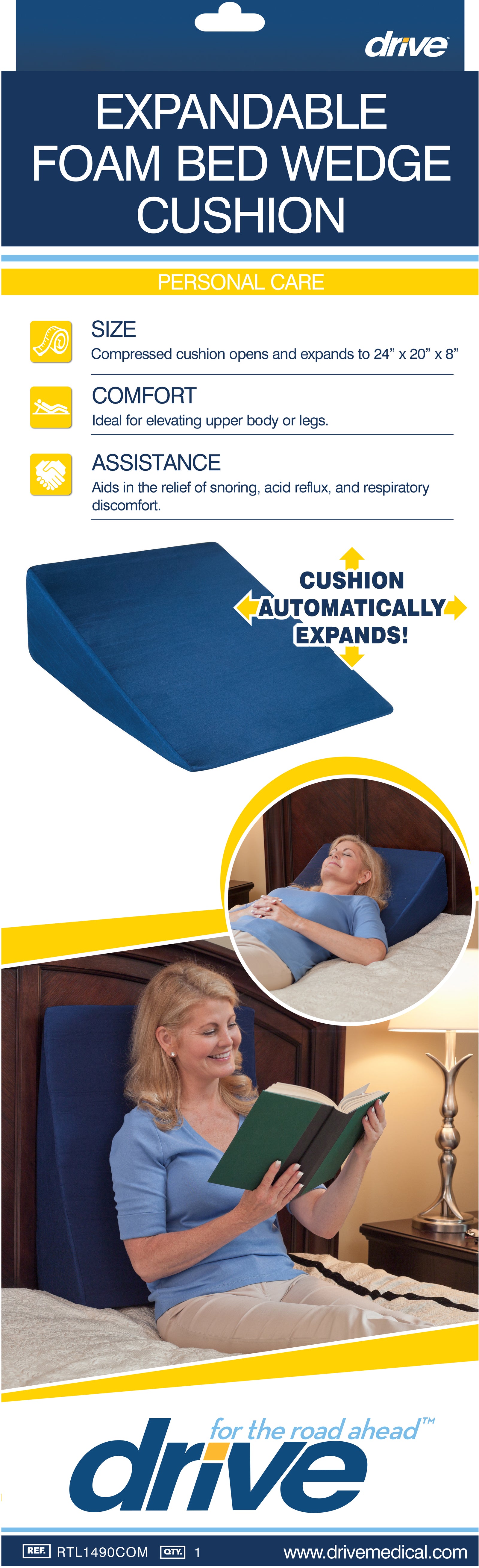 Compressed Bed Wedge Cushion