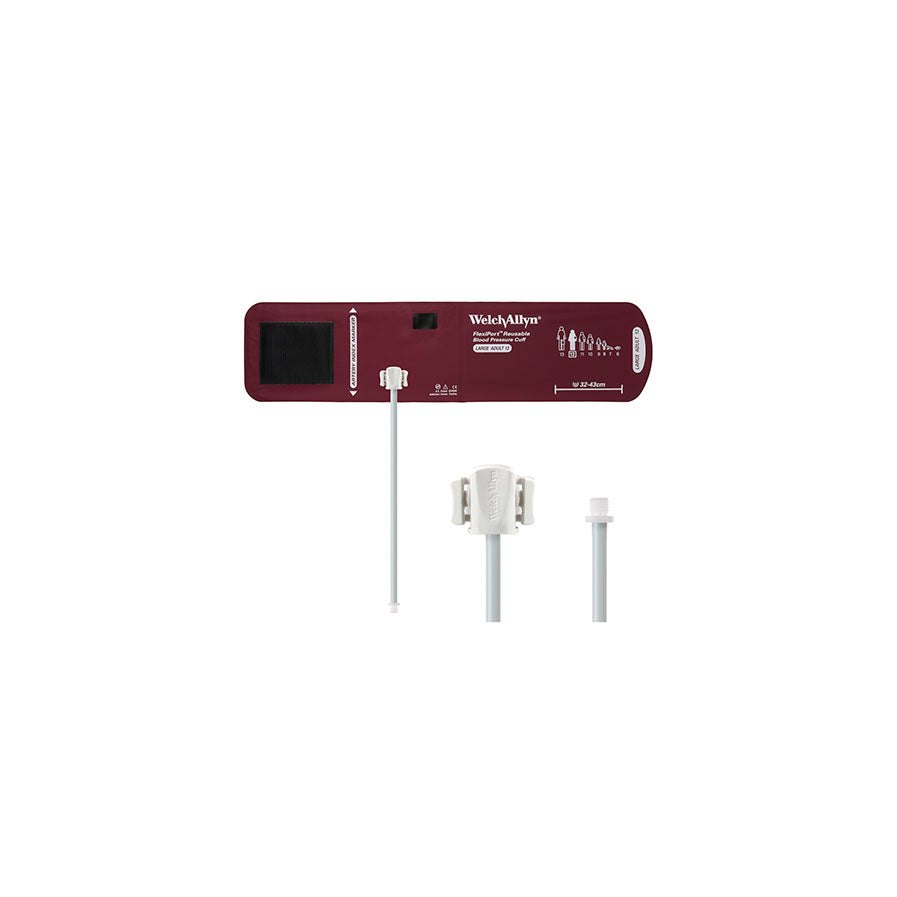 Brassard de tensiomètre Flexiport®, un tube, connecteur à vis