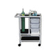 Emergency Crash Cart, 3 Pull Out Tub