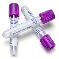 Vacutainer Plus plastic whole blood tube, Lavender BD Hemogard