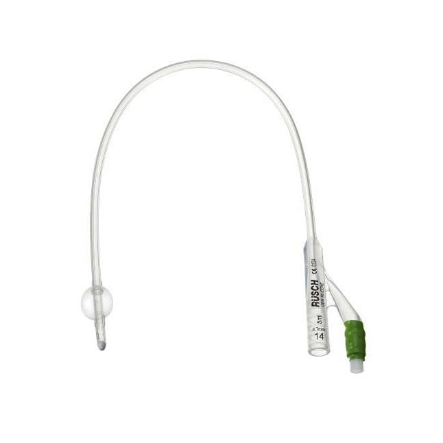 Cathéter à demeure, sonde de Foley, en silicone