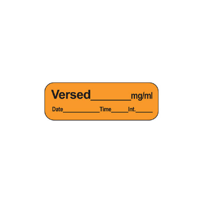 Anesthesia Label, 1" Core, W1/2" X L1-1/2"