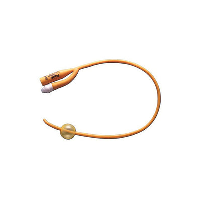 pureGOLD Indwelling Catheter, Coude/Tiemann Foley, PTFE Coated, Gold
