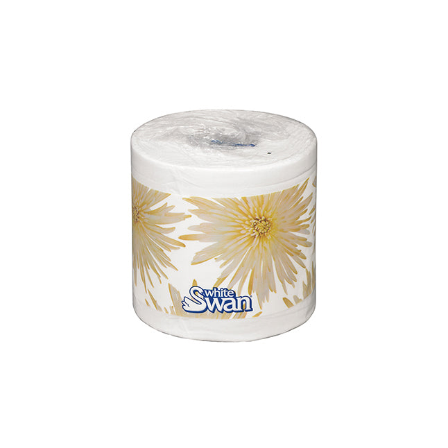 Swan® Toilet Paper, Classic, 2-Ply, White