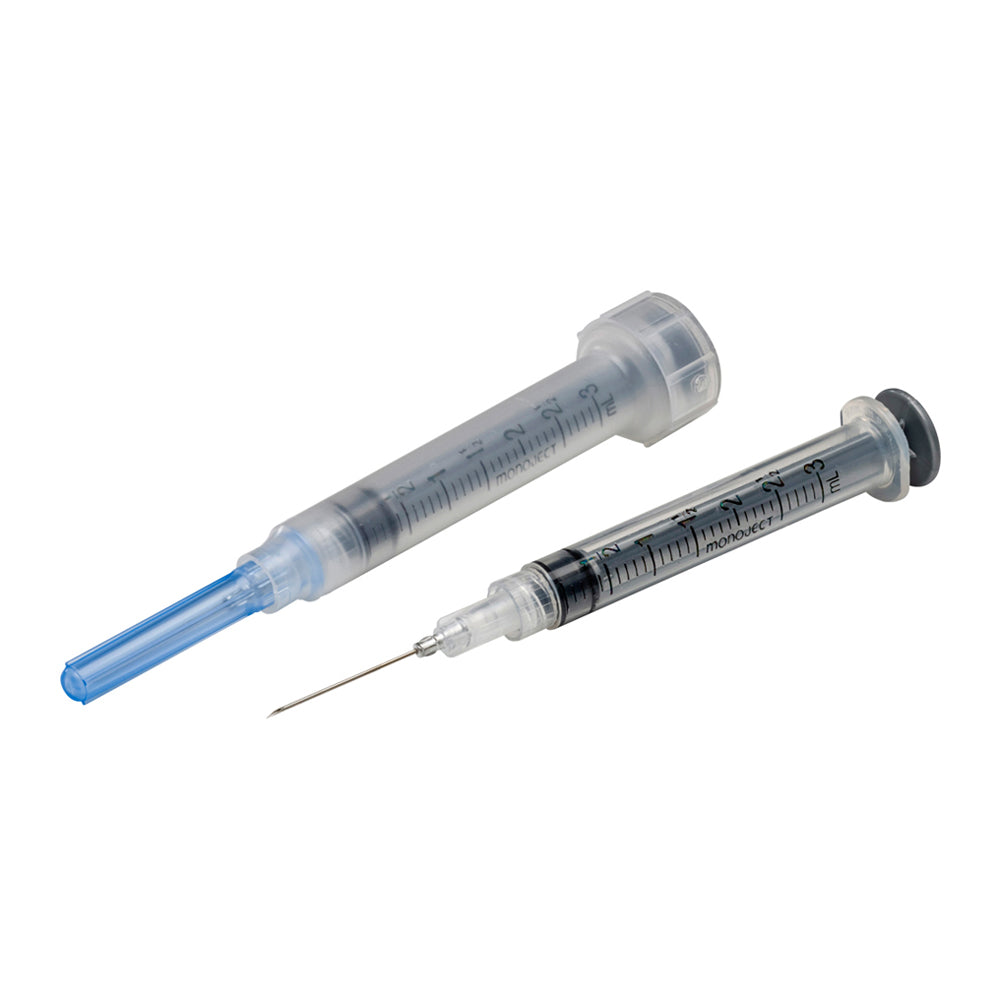 Monoject Veterinary Syringe, Luer Slip Tip, 3mL