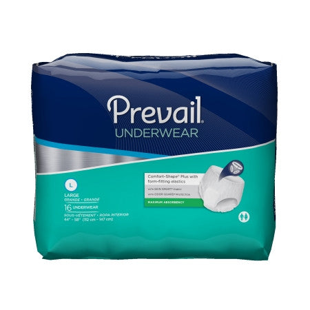 Unisex Adult Absorbent Underwear Prevail® Per-Fit® Extra Pull On with Tear Away Seams