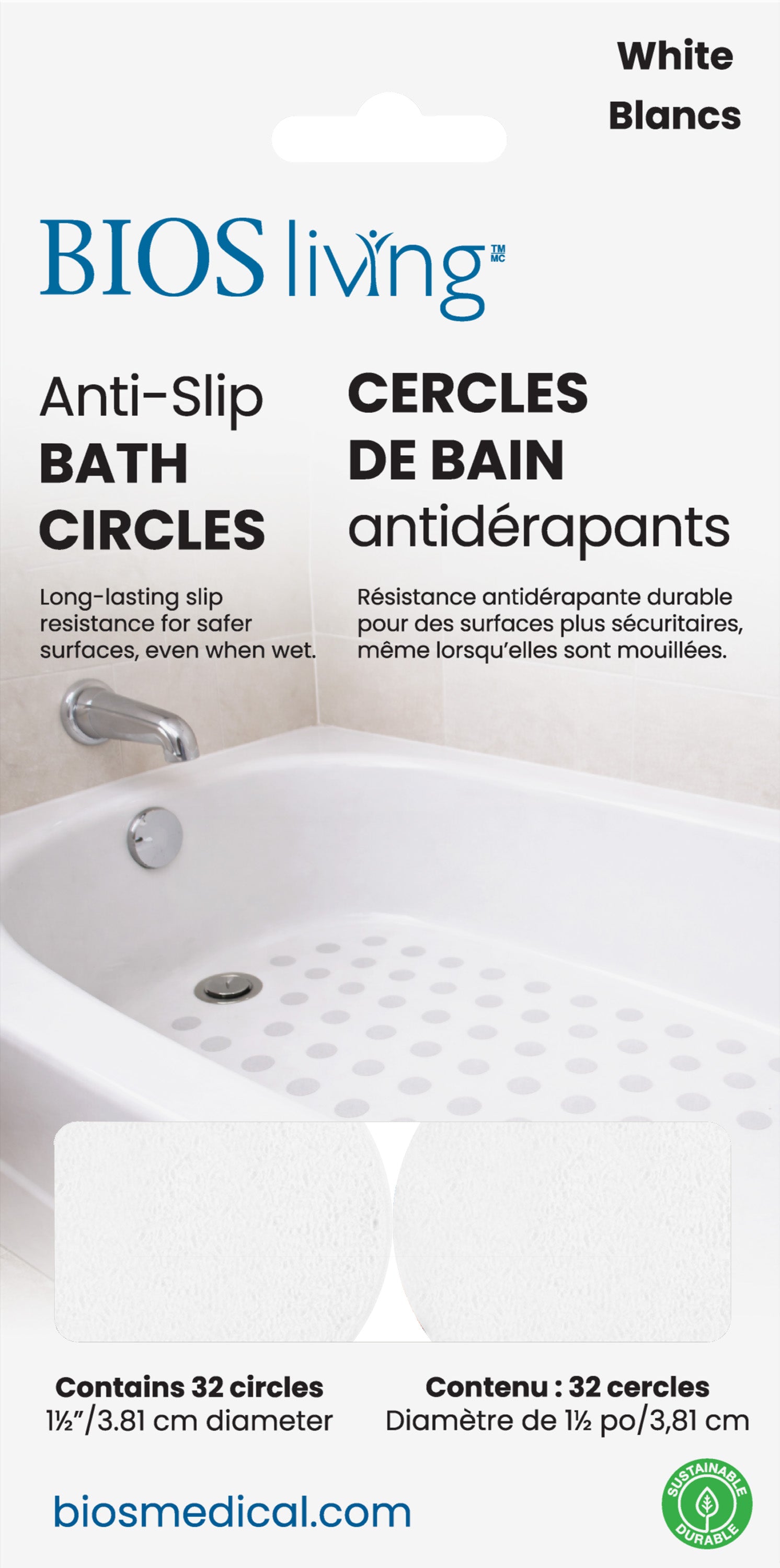 BIOS Living - Self Adhesive Anti-Slip Circles