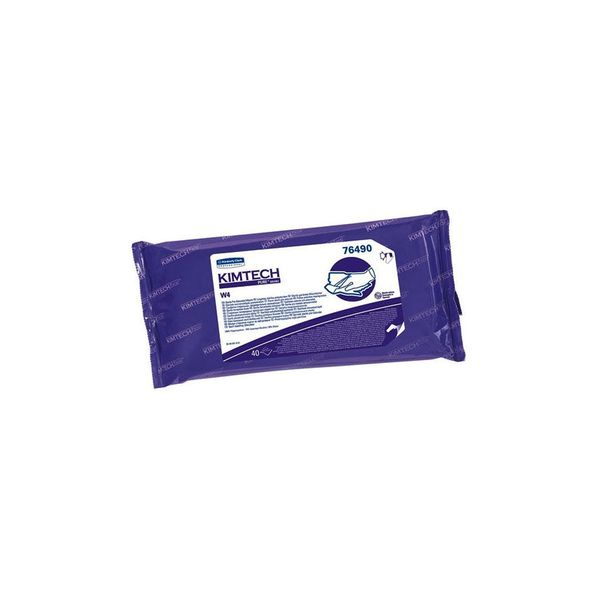 Essuie-glaces KIMTECH PURE W4, pré-saturés, stériles