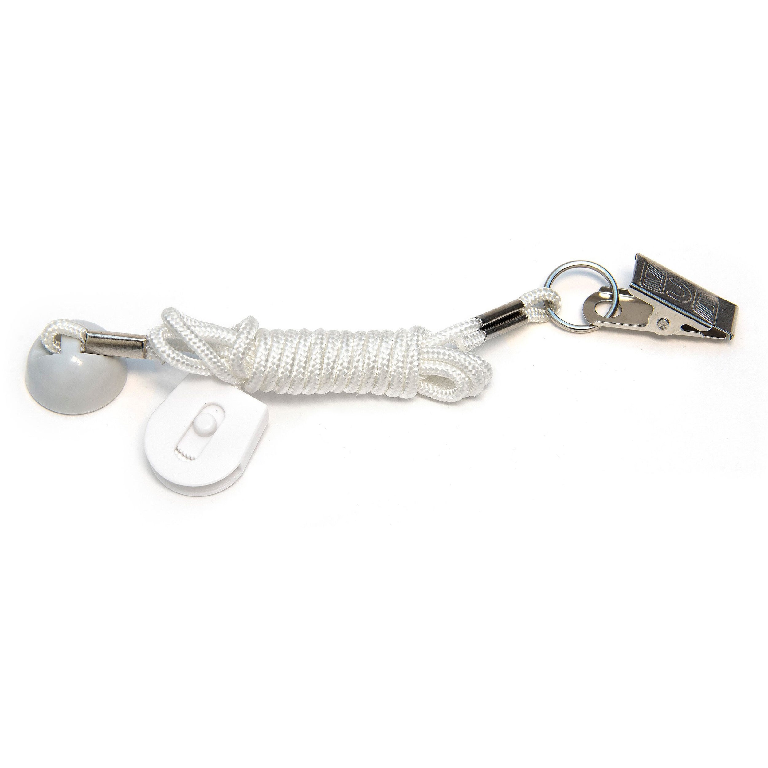 Cordon de tirage/Dôme magnétique avec pince en lin pour moniteur personnel Curbell