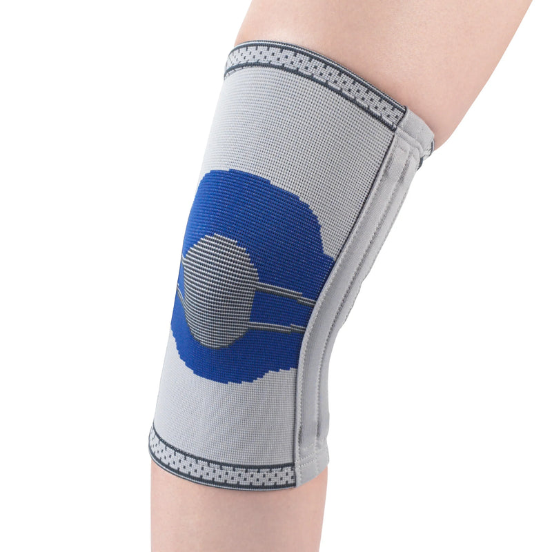 Champion Elastic Knee Support Lt.Grey/Side Stays