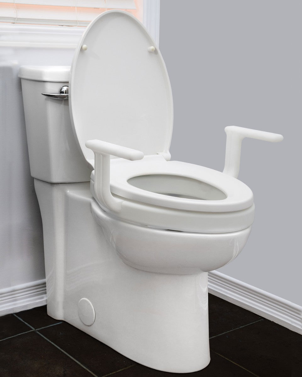 Raised Toilet Seat with Handles