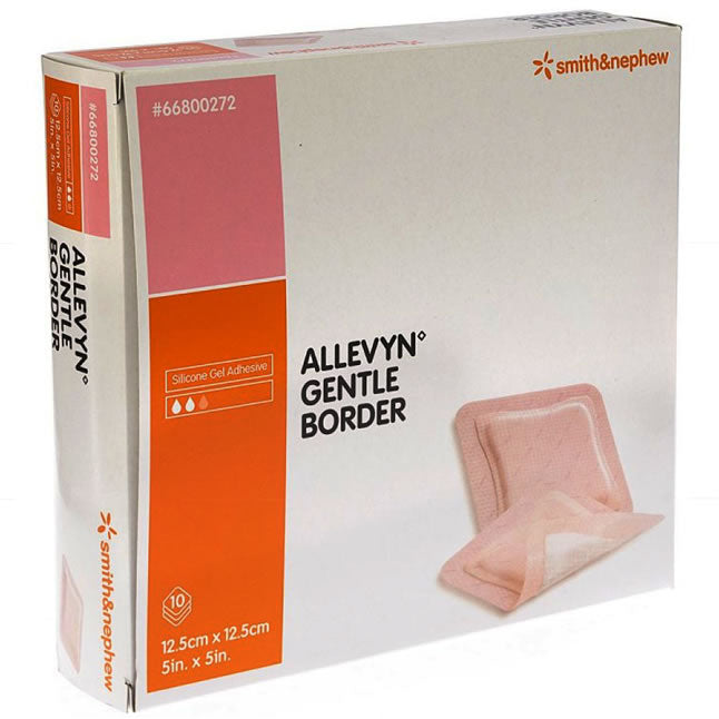 Pansement hydrocellulaire doux ALLEVYN™ à bordures fines, adhésif en gel de silicone