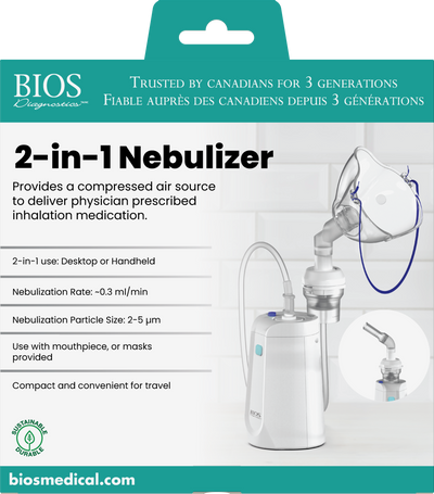 BIOS Diagnostics - 2-in-1 Nebulizer (100NB)