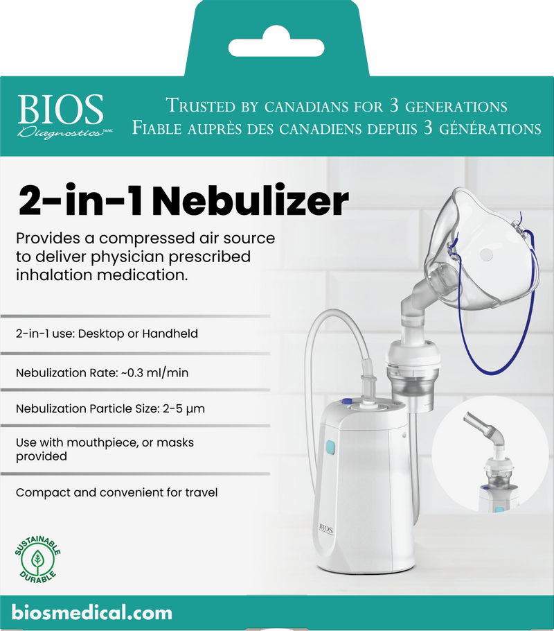 BIOS Diagnostics - 2-in-1 Nebulizer (100NB)