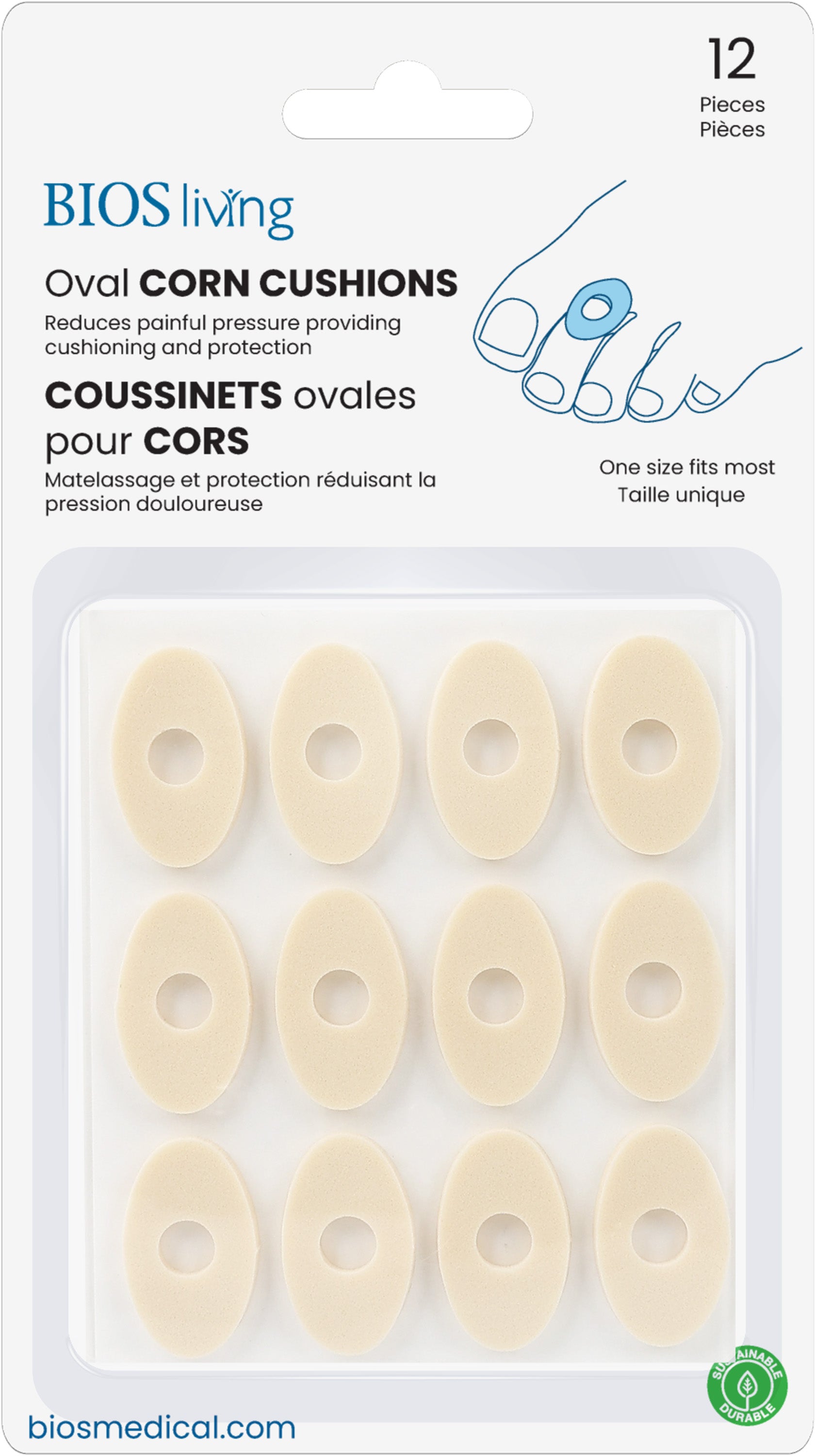 BIOS Living - Oval Corn Cushions (12pcs) (FT113)