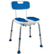 Adjustable Padded Bath Safety Seat/Hygienic Cutout/Backrest