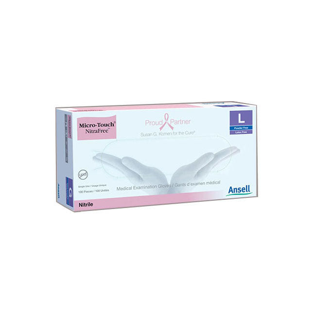 Micro-Touch® NitraFree™ Examination Glove, Nitrile, Pink