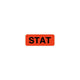 STAT Label, Fluorescent Red, Removable