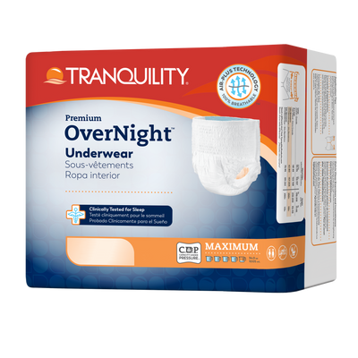 Unisex Adult Absorbent Underwear Tranquility Premium OverNight Pull On with Tear Away Seams