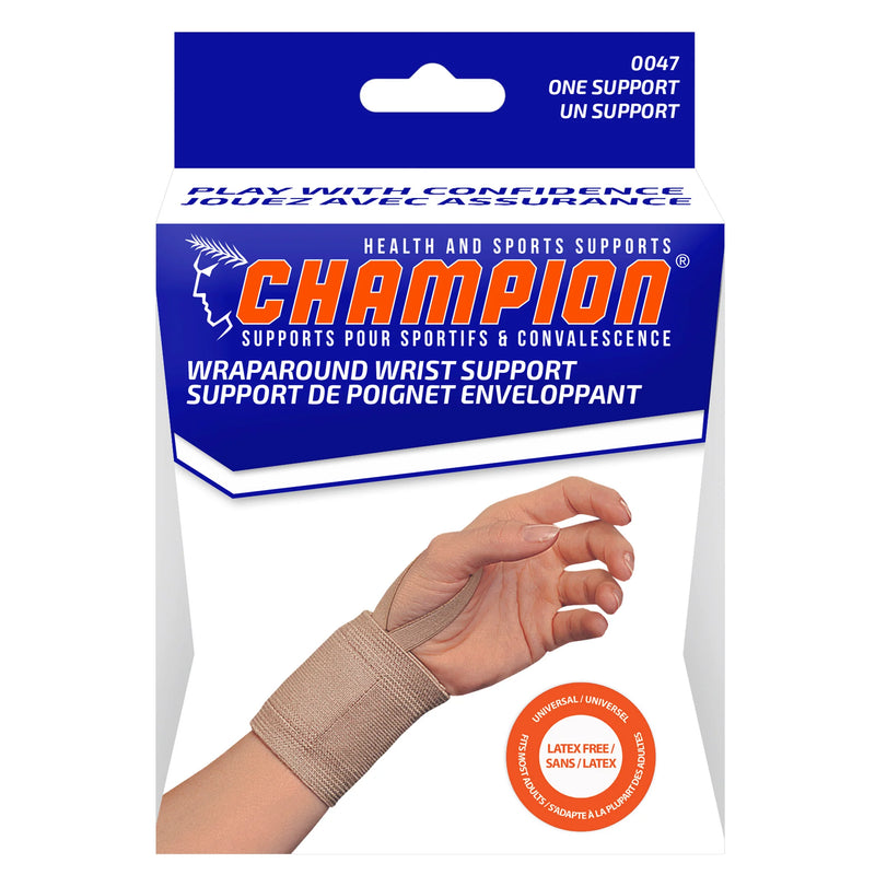 Champion Wraparound Wrist Support Beige Universal