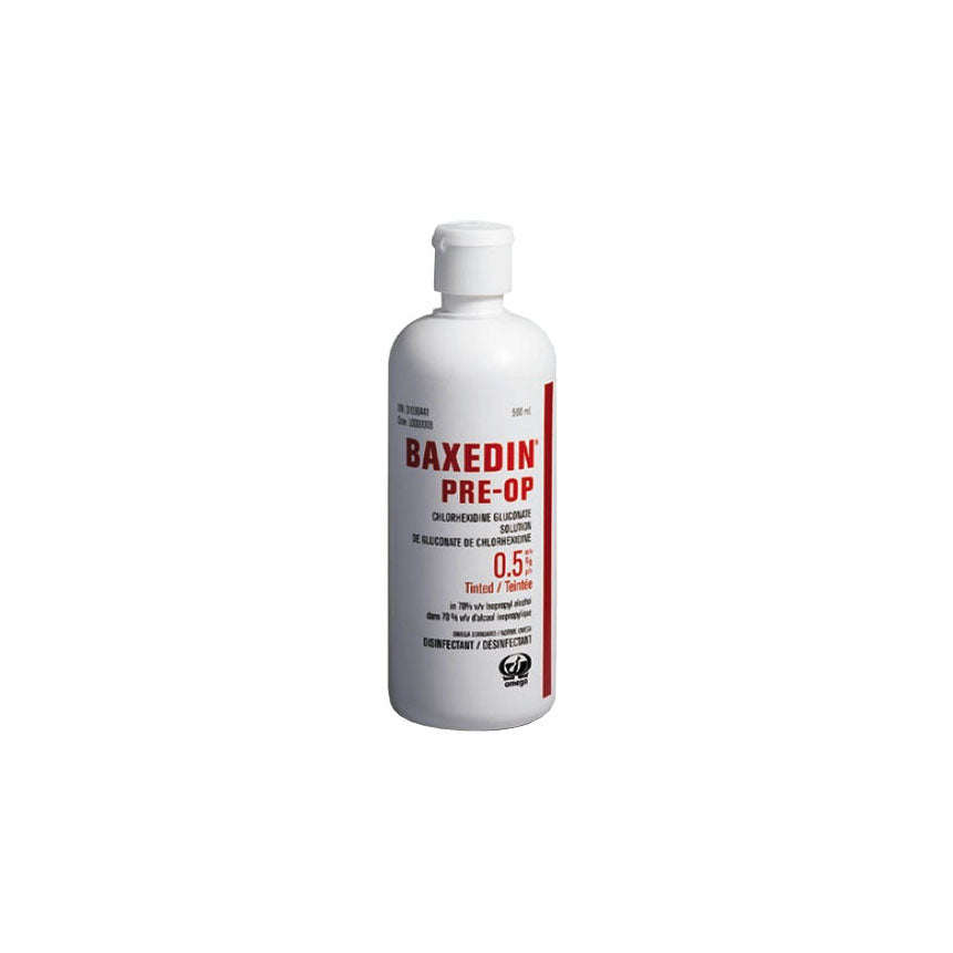 Baxedin Pre-Op Disinfectant Solution, 500mL, Tinted