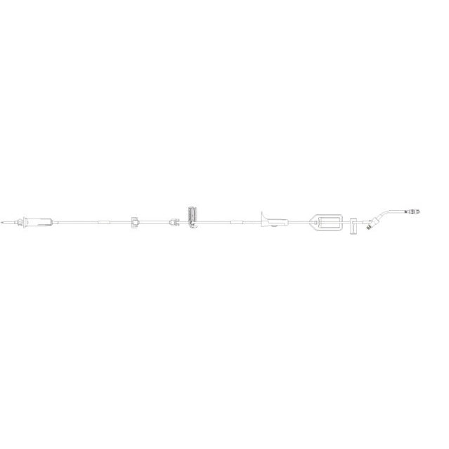 Infusomat® Space IV Pump Set, With Anti-Siphon Valve