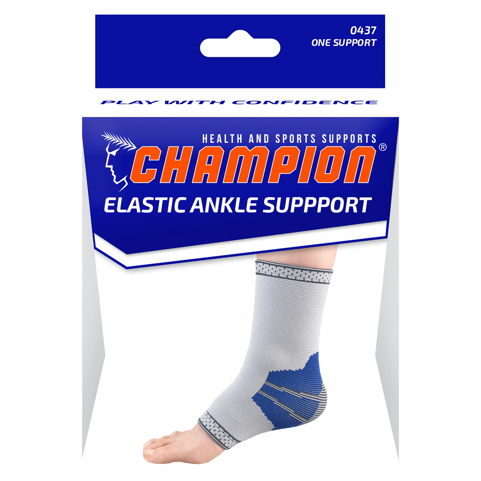 Champion Elastic Ankle Support Lt.Grey