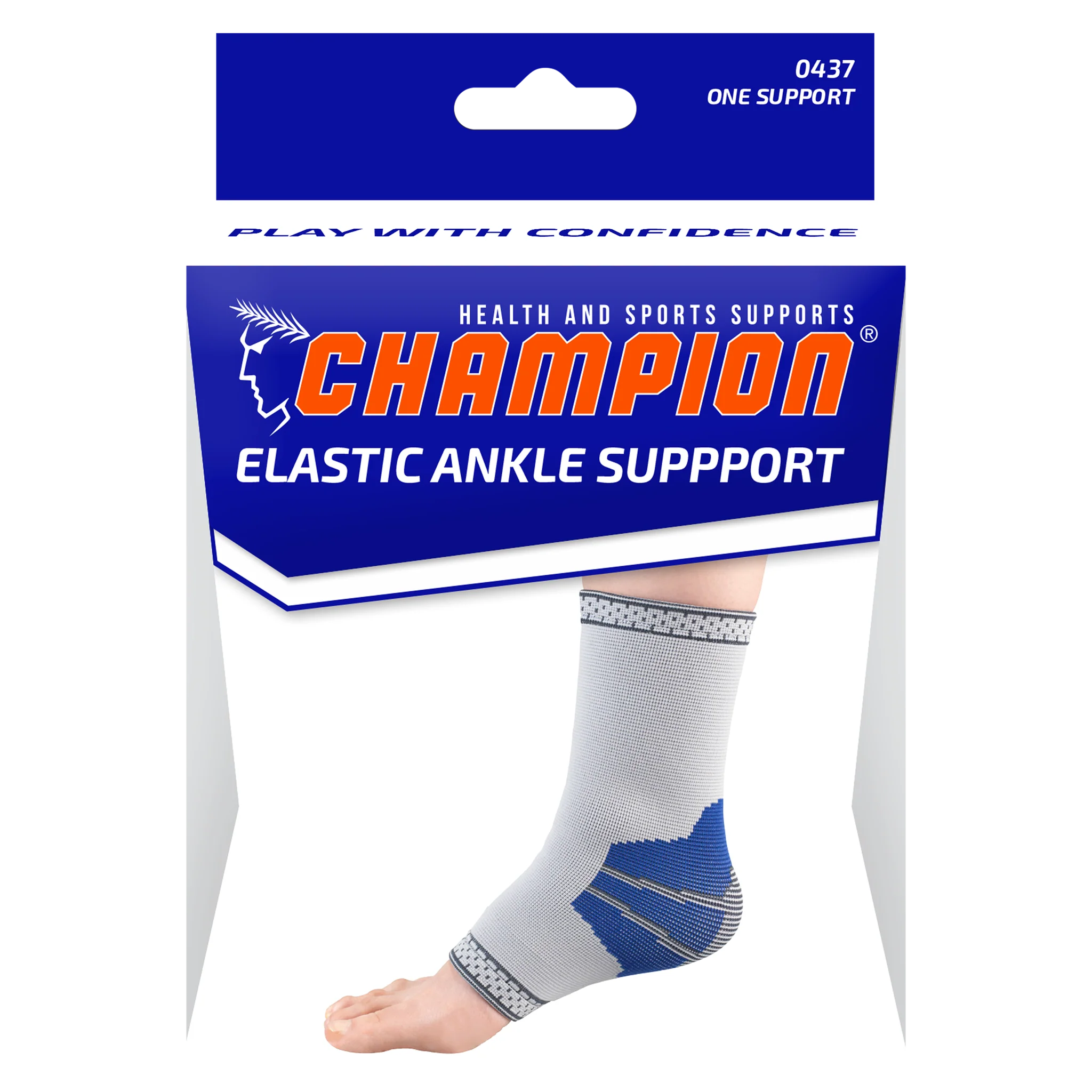 Champion Elastic Ankle Support Lt.Grey
