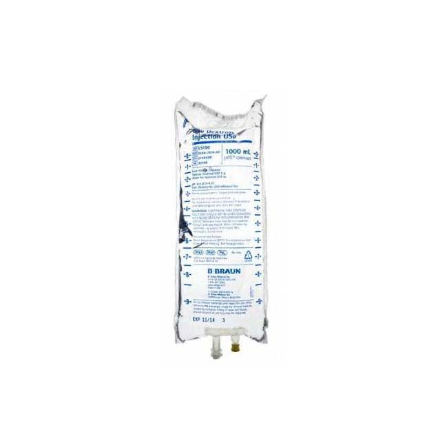 Injection de dextrose à 5 % USP, adulte/pédiatrique