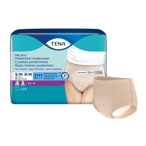 TENA ProSkin Underwear for Women with Maximum Absorbency