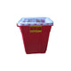 Collecteur d'aiguilles Sharps, base rouge