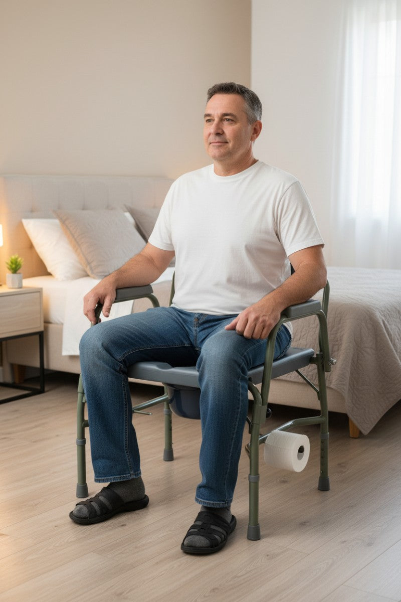 Heavy Duty Commode Chair