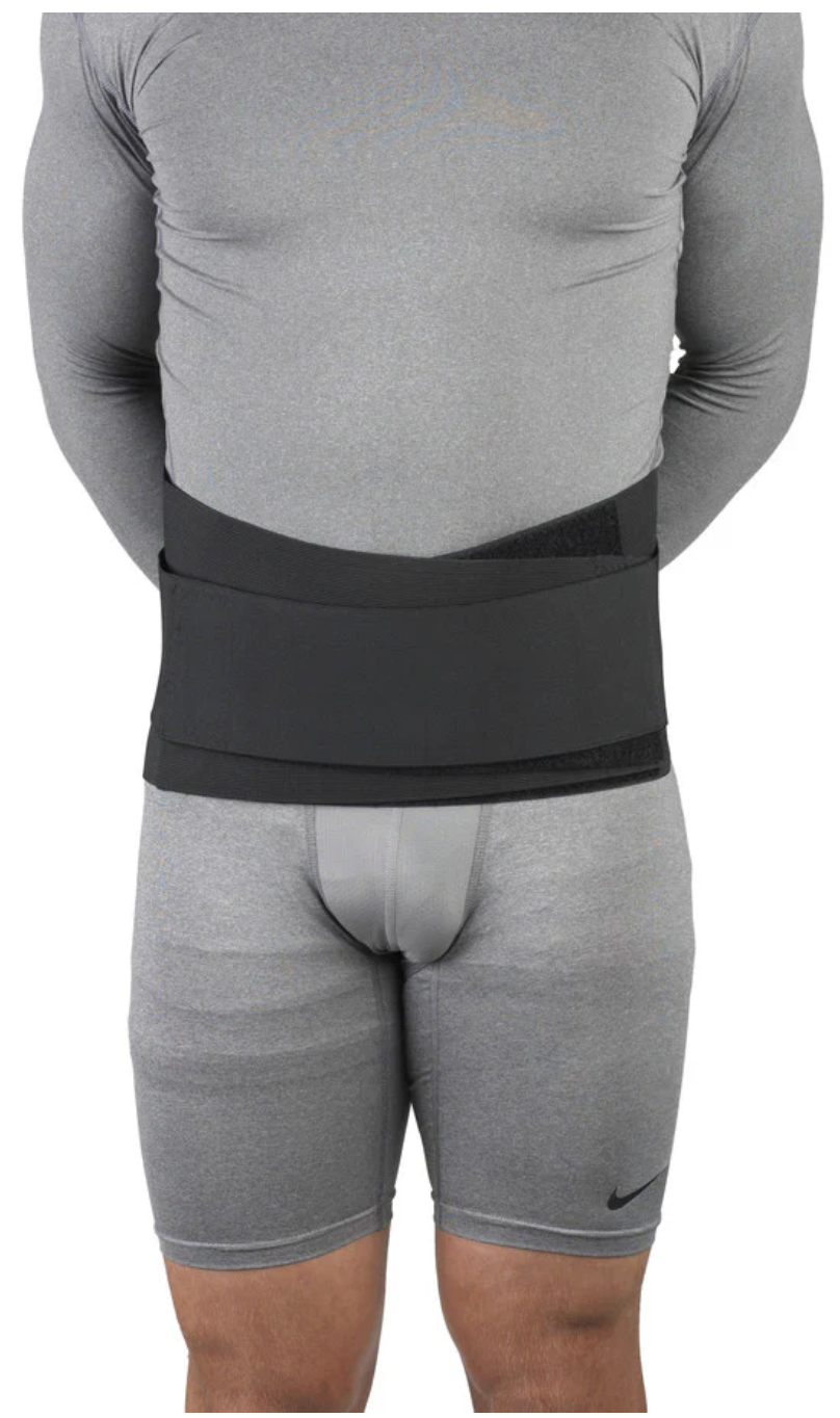 Orthèse lombo-sacrée élastique robuste noire (Taille unique)