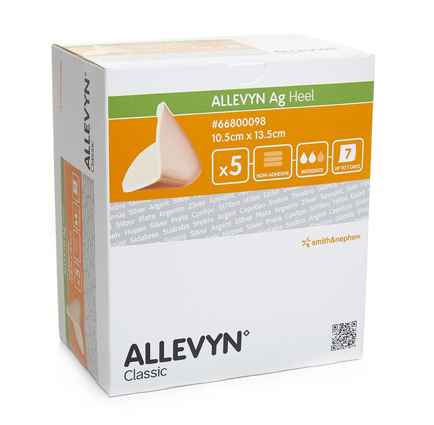 Pansement en mousse hydrocellulaire non adhésive ALLEVYN™ Ag